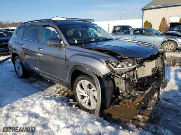 2022 Volkswagen Atlas 3.6L V6 SE w/Technology with VIN 1V2WR2CA8NC543441, listed as a Copart auction lot 87537335 with 64,933 mi miles and Non Repairable. Bid and sale history available at carsss.com. Image 4.