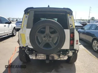 2024 Land Rover Defender X-Dynamic SE with VIN SALE27EUXR2289502, listed as a Copart auction lot 51872275 with 7,556 mi miles and Salvage title. Bid and sale history available at DreamBid. Image 6.