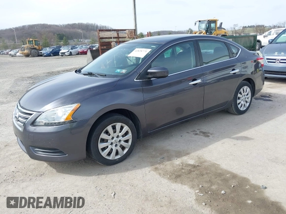 2014 Nissan Sentra S with VIN 3N1AB7AP0EL625689, listed as a IAAI auction lot 41828771 with 152,985 mi miles and . Bid and sale history available at DreamBid. Image 2.
