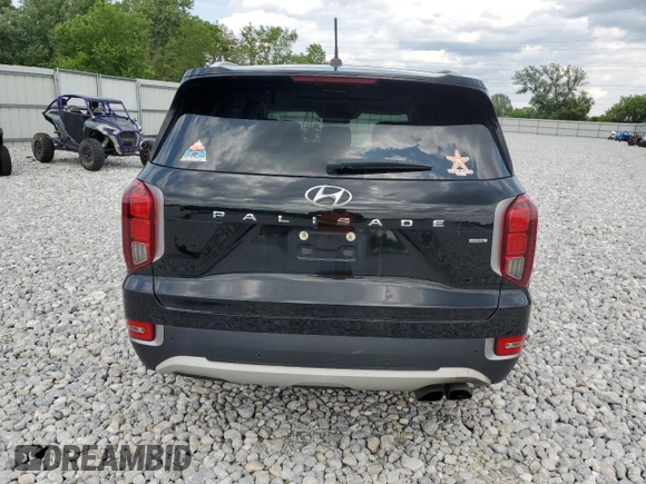 2020 Hyundai Palisade SEL with VIN KM8R3DHE0LU136918, listed as a Copart auction lot 59132245 with 102,501 mi miles and Salvage title. Bid and sale history available at DreamBid. Image 6.