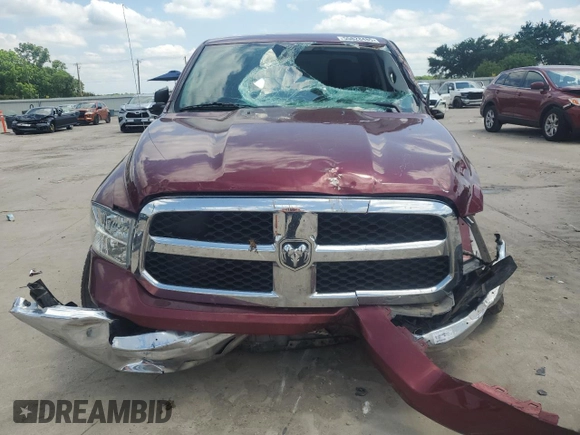 2019 Ram 1500 Tradesman z VIN 1C6RR6FTXKS723855, wystawiony jako Copart lot #55828485 z przebiegiem Nie podano mil oraz Szkoda całkowita • Salvage title. Historia ofert i sprzedaży dostępna na DreamBid. Obrazek 5.