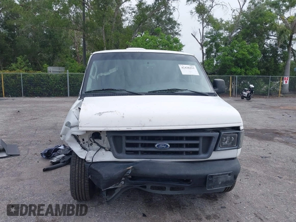 2005 Ford Econoline Cargo with VIN 1FTRE14W75HA41442, listed as a IAAI auction lot 42438411 with 197,241 mi miles and . Bid and sale history available at DreamBid. Image 6.