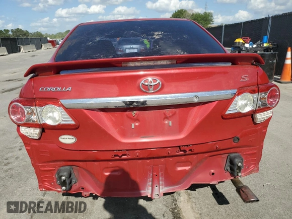 2013 Toyota Corolla L with VIN 2T1BU4EE1DC103738, listed as a Copart auction lot 55077135 with 122,923 mi miles and Salvage Title. Bid and sale history available at DreamBid. Image 6.