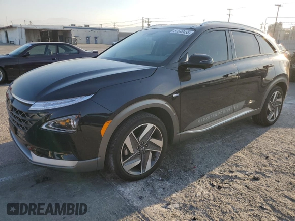 2022 Hyundai NEXO Limited z VIN KM8J84A65NU023146, wystawiony jako Copart lot #87548435 z przebiegiem 29 497 mil mil oraz Szkoda całkowita • Salvage title. Historia ofert i sprzedaży dostępna na DreamBid. Obrazek 1.