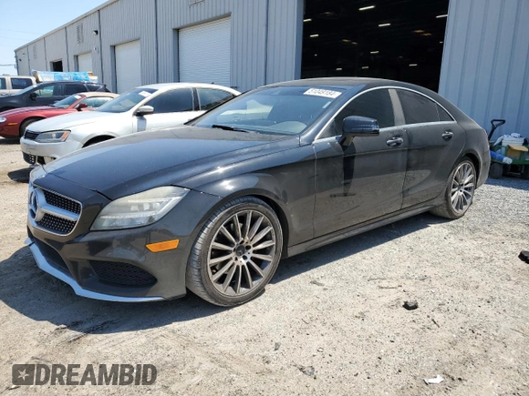 2015 Mercedes-Benz CLS-Class CLS 400 with VIN WDDLJ6FB2FA147144, listed as a Copart auction lot 51049184 with 265,213 mi miles. Bid and sale history available at carsss.com. Image 1.