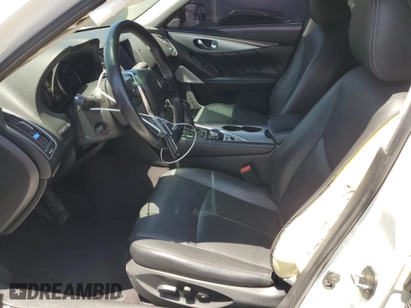 2022 Infiniti Q50 Luxe with VIN JN1EV7BP0NM310310, listed as a Copart auction lot 60804715 with 54,424 mi miles and Salvage title. Bid and sale history available at DreamBid. Image 7.