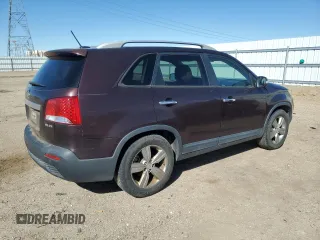 2012 Kia Sorento EX with VIN 5XYKU4A27CG299165, listed as a Copart auction lot 50640275 with 132,131 mi miles and Clean Title. Bid and sale history available at carsss.com. Image 3.