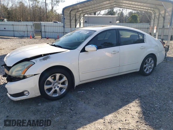 2005 Nissan Maxima 3.5 SL with VIN 1N4BA41E25C807462, listed as a Copart auction lot 46926785 with 199,489 mi miles and Salvage Title. Bid and sale history available at carsss.com. Image 1.