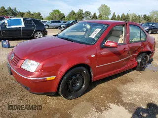 2004 Volkswagen Jetta GL with VIN 3VWRK69M34M076208, listed as a Copart auction lot 55482885 with 50,752 mi miles and Salvage title. Bid and sale history available at DreamBid. Image 1.