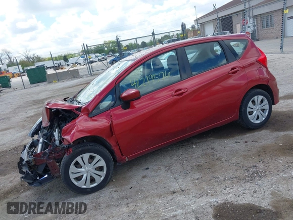 2017 Nissan Note SV with VIN 3N1CE2CP9HL376748, listed as a IAAI auction lot 42219576 with 81,077 mi miles and . Bid and sale history available at DreamBid. Image 2.