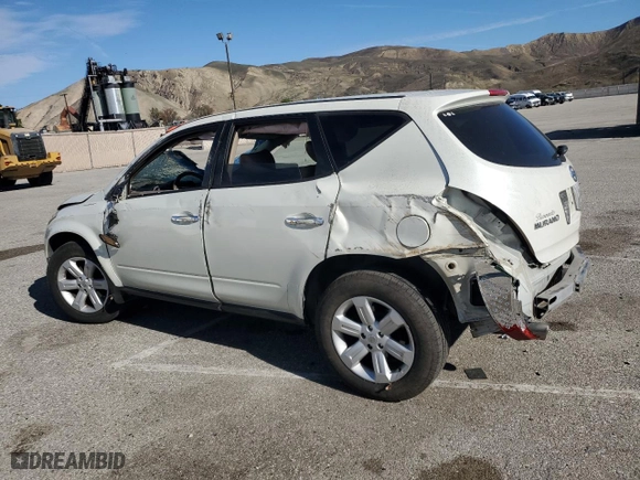 2006 Nissan Murano S with VIN JN8AZ08T56W428732, listed as a Copart auction lot 46136675 with 140,129 mi miles and Salvage Title. Bid and sale history available at carsss.com. Image 2.