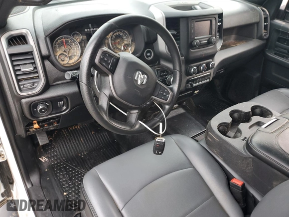 2024 Ram 3500 Tradesman with VIN 3C63R3GJ4RG242521, listed as a Copart auction lot 48264165 with 0 mi miles and Salvage Title. Bid and sale history available at carsss.com. Image 8.