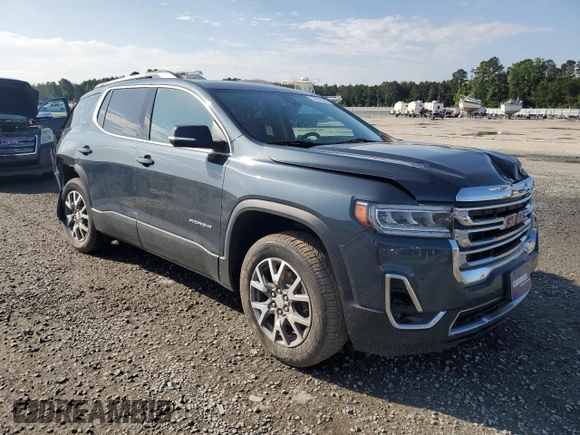 2020 GMC Acadia SLT with VIN 1GKKNUL45LZ162260, listed as a Copart auction lot 57959905 with Not provided miles and Salvage title. Bid and sale history available at DreamBid. Image 4.