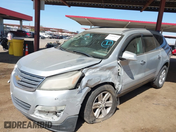 2013 Chevrolet Traverse LT with VIN 1GNKVGKD7DJ198330, listed as a IAAI auction lot 41669654 with 185,602 mi miles and . Bid and sale history available at DreamBid. Image 6.