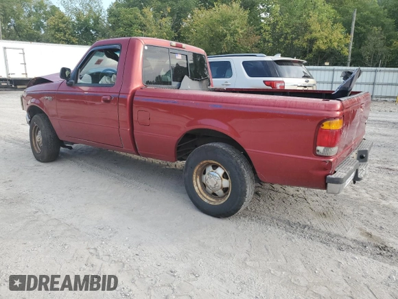 1998 Ford Ranger XL with VIN 1FTYR10C9WUC43557, listed as a Copart auction lot 71393634 with Not provided miles and Salvage title. Bid and sale history available at DreamBid. Image 2.