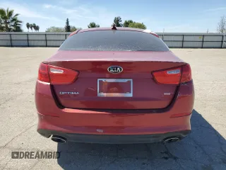 2015 Kia Optima LX with VIN 5XXGM4A75FG457674, listed as a Copart auction lot 50573355 with 125,943 mi miles and Salvage Title. Bid and sale history available at DreamBid. Image 6.