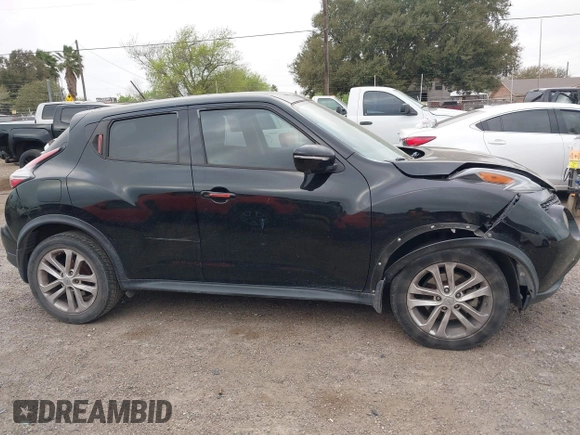 2015 Nissan Juke SV with VIN JN8AF5MR7FT502217, listed as a IAAI auction lot 41748106 with 97,200 mi miles. Bid and sale history available at carsss.com. Image 13.