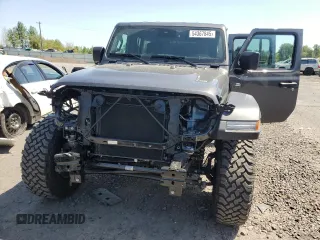 2024 Jeep Wrangler Willys with VIN 1C4PJXDG2RW300449, listed as a Copart auction lot 54367845 with 345 mi miles and Salvage title. Bid and sale history available at DreamBid. Image 5.