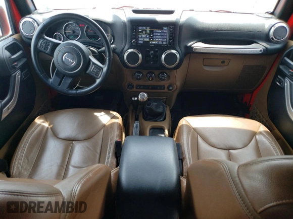 2017 Jeep Wrangler Unlimited Sahara with VIN 1C4HJWEG3HL610297, listed as a Copart auction lot 64732325 with 43,274 mi miles and Salvage title. Bid and sale history available at DreamBid. Image 8.