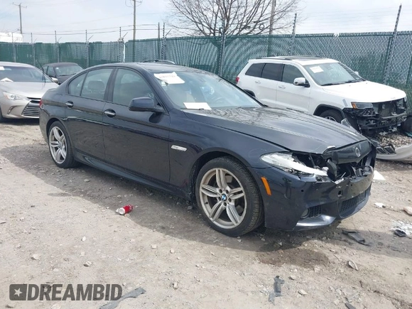 2013 BMW 5 Series 535i xDrive with VIN WBAFU7C51DDU75974, listed as a IAAI auction lot 41837789 with 216,394 mi miles and . Bid and sale history available at carsss.com. Image 1.