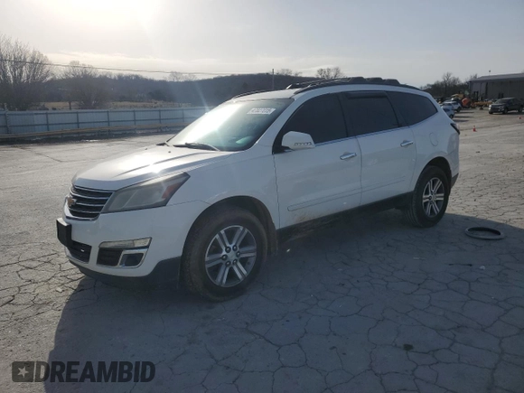 2015 Chevrolet Traverse LT with VIN 1GNKVGKD9FJ310709, listed as a Copart auction lot 47827015 with 176,208 mi miles and Salvage Title. Bid and sale history available at DreamBid. Image 1.