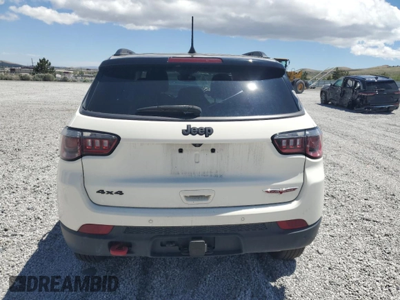 2018 Jeep Compass Trailhawk с VIN 3C4NJDDB4JT367025, выставлен на аукционе Copart как лот 56428645 с пробегом 158 507 миль миль и Списание • Salvage title. История ставок и продаж доступна на DreamBid. Изображение 6.