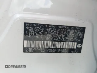 2024 Lexus IS 350 F Sport z VIN JTHBZ1B29R5077757, wystawiony jako Copart lot #56960195 z przebiegiem 13 003 mil mil oraz Szkoda całkowita • Salvage title. Historia ofert i sprzedaży dostępna na DreamBid. Obrazek 12.