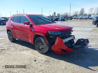 2022 Jeep Compass High Altitude with VIN 3C4NJDCB0NT161451, listed as a IAAI auction lot 41576282 with 96,250 mi miles and . Bid and sale history available at DreamBid. Image 1.