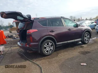 2017 Toyota RAV4 LE with VIN 2T3BFREV9HW600006, listed as a IAAI auction lot 40718177 with 122,119 mi miles. Bid and sale history available at carsss.com. Image 4.