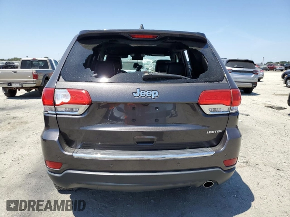 2017 Jeep Grand Cherokee Limited with VIN 1C4RJEBG5HC732162, listed as a Copart auction lot 60524005 with 82,058 mi miles and Salvage title. Bid and sale history available at DreamBid. Image 6.