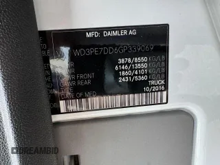 2016 Mercedes-Benz Sprinter Cargo with VIN WD3PE7DD6GP339069, listed as a Copart auction lot 74142614 with 53,121 mi miles and Salvage Title. Bid and sale history available at carsss.com. Image 10.