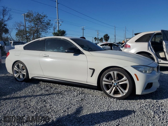 2016 BMW 4 Series 428i with VIN WBA3N7C58GK225681, listed as a Copart auction lot 87835985 with 67,683 mi miles and Salvage Title. Bid and sale history available at carsss.com. Image 4.
