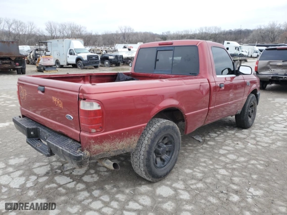 2005 Ford Ranger XL with VIN 1FTYR10D95PA59290, listed as a Copart auction lot 87305944 with 288,446 mi miles and Salvage Title. Bid and sale history available at carsss.com. Image 3.