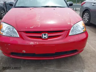 2001 Honda Civic LX with VIN 1HGEM22571L036025, listed as a IAAI auction lot 42106487 with 120,500 mi miles. Bid and sale history available at carsss.com. Image 6.