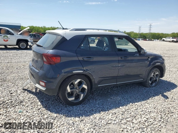 2024 Hyundai Venue Limited z VIN KMHRC8A35RU330921, wystawiony jako Copart lot #53436585 z przebiegiem 15 330 mil mil oraz Szkoda całkowita • Salvage title. Historia ofert i sprzedaży dostępna na DreamBid. Obrazek 3.
