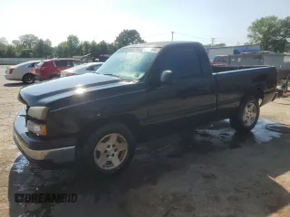 2006 Chevrolet Silverado 1500 Work Truck with VIN 3GCEC14X46G233569, listed as a Copart auction lot 53571885 with 186,342 mi miles and Salvage Title. Bid and sale history available at carsss.com. Image 1.
