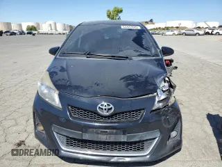 2012 Toyota Yaris L with VIN JTDKTUD34CD505077, listed as a Copart auction lot 63422445 with 141,067 mi miles and Salvage title. Bid and sale history available at DreamBid. Image 5.