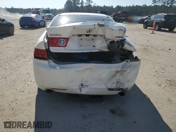 2004 Acura TSX w/Navigation with VIN JH4CL96954C027695, listed as a Copart auction lot 44243455 with Not provided miles and Salvage title. Bid and sale history available at DreamBid. Image 6.