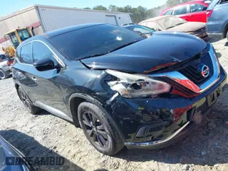2018 Nissan Murano Platinum with VIN 5N1AZ2MG4JN130201, listed as a IAAI auction lot 41773699 with 92,825 mi miles. Bid and sale history available at carsss.com. Image 1.