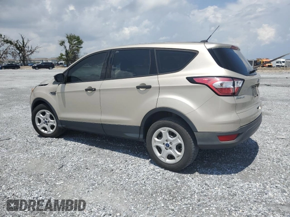 2017 Ford Escape S with VIN 1FMCU0F70HUD24801, listed as a Copart auction lot 59101215 with 53,718 mi miles and Salvage title. Bid and sale history available at DreamBid. Image 2.