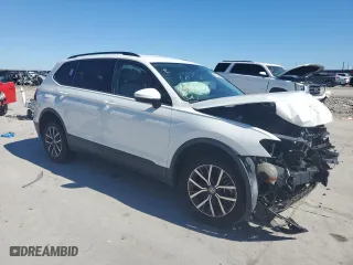 2021 Volkswagen Tiguan S with VIN 3VV1B7AX5MM063179, listed as a Copart auction lot 46651655 with 0 mi miles and Salvage Title. Bid and sale history available at carsss.com. Image 4.