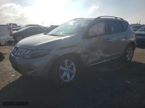 2010 Nissan Murano S with VIN JN8AZ1MU0AW008292, listed as a Copart auction lot 48413265 with 180,949 mi miles and Salvage Title. Bid and sale history available at carsss.com. Image 1.