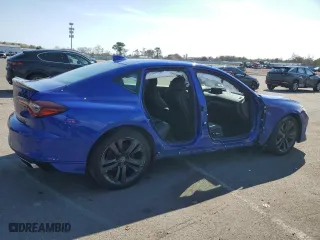 2021 Acura TLX w/A-Spec Package with VIN 19UUB6F52MA000536, listed as a Copart auction lot 50015785 with 81,798 mi miles and Salvage Title. Bid and sale history available at carsss.com. Image 3.