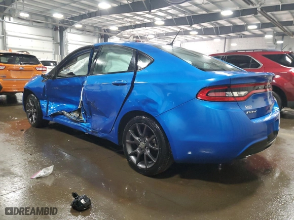 2016 Dodge Dart SE with VIN 1C3CDFAA4GD607196, listed as a Copart auction lot 48757775 with 138,539 mi miles and Salvage Title. Bid and sale history available at carsss.com. Image 2.