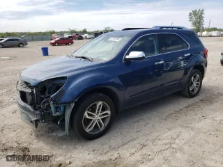 2016 Chevrolet Equinox LTZ with VIN 2GNALDEK0G6252871, listed as a Copart auction lot 51753794 with 134,922 mi miles and Salvage Title. Bid and sale history available at carsss.com. Image 1.