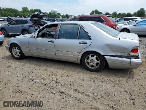 1999 Mercedes-Benz S-Class with VIN WDBGA51G3XA431682, listed as a Copart auction lot 56126924 with 0 mi miles and Salvage Title. Bid and sale history available at carsss.com. Image 2.