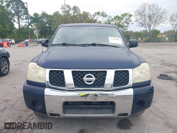 2007 Nissan Titan XE with VIN 1N6BA07AX7N236492, listed as a IAAI auction lot 41668602 with 205,028 mi miles. Bid and sale history available at carsss.com. Image 11.