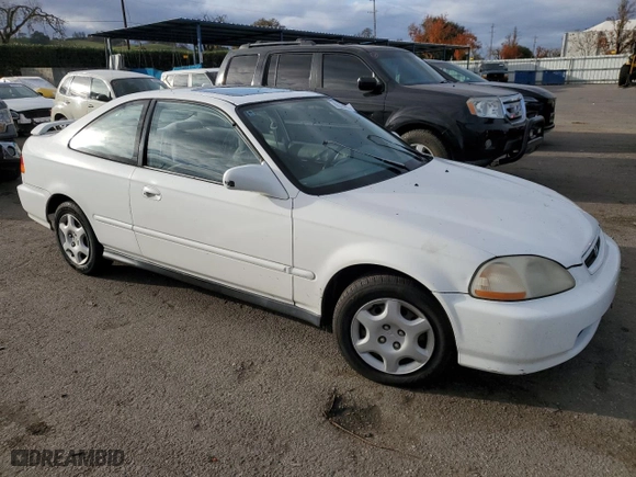 1998 Honda Civic EX with VIN 1HGEJ8247WL088040, listed as a Copart auction lot 86394604 with 273,838 mi miles and Salvage Title. Bid and sale history available at carsss.com. Image 4.