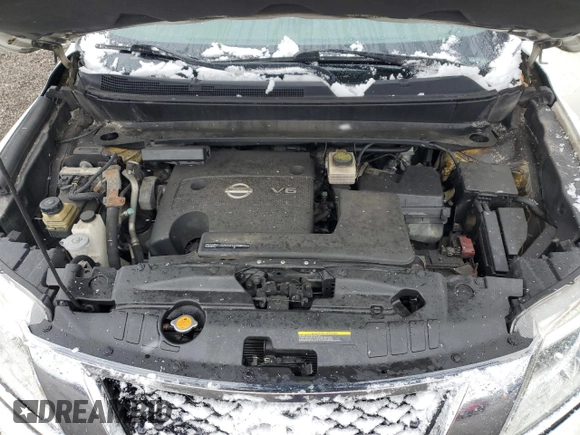 2013 Nissan Pathfinder SV with VIN 5N1AR2MM6DC602310, listed as a Copart auction lot 52416245 with 306,369 mi miles and Clean Title. Bid and sale history available at carsss.com. Image 12.