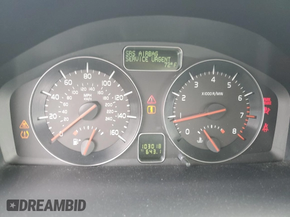 2008 Volvo C30 Version 1.0 z VIN YV1MK672582068049, wystawiony jako Copart lot #49719115 z przebiegiem 103 018 mil mil oraz Szkody całkowita. Historia ofert i sprzedaży dostępna na DreamBid. Obrazek 9.